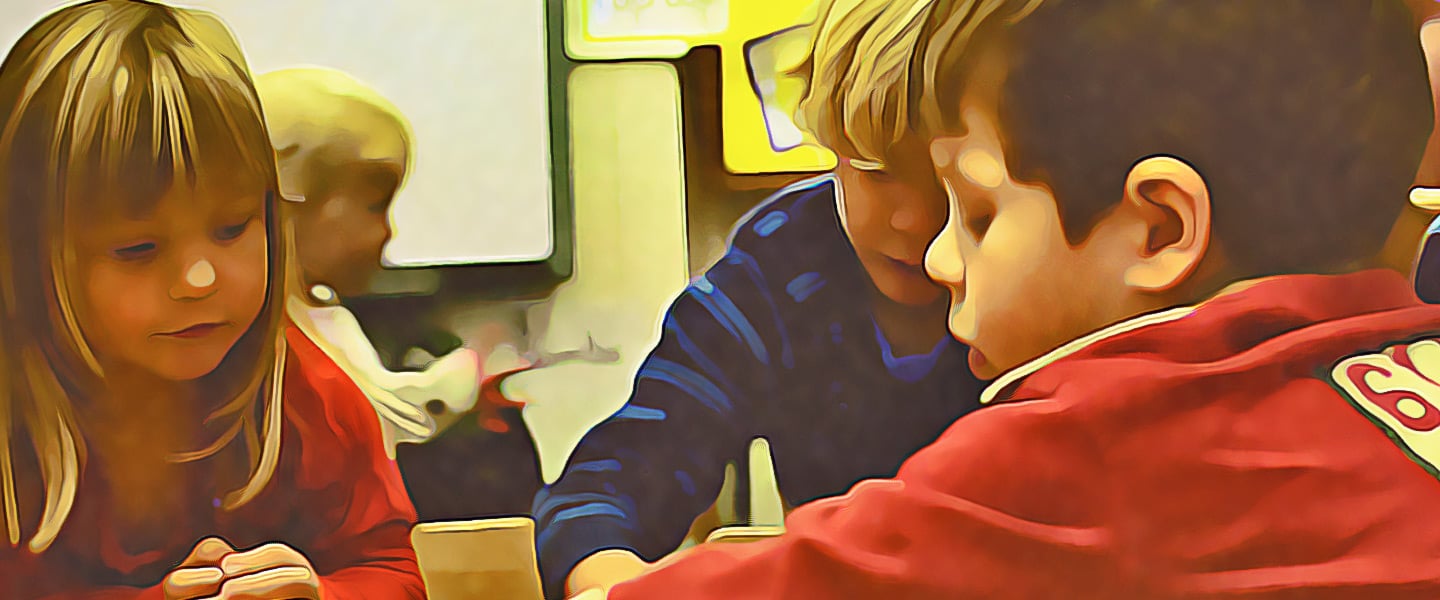 Children playing in nursery